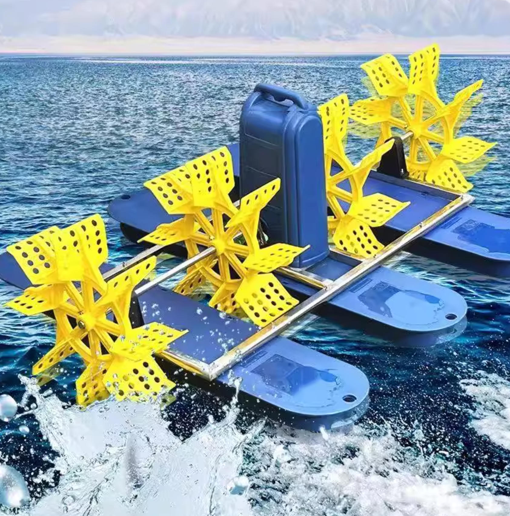 碧水清波，驅(qū)動(dòng)未來：南京藍(lán)寶石太陽能水車曝氣機(jī)