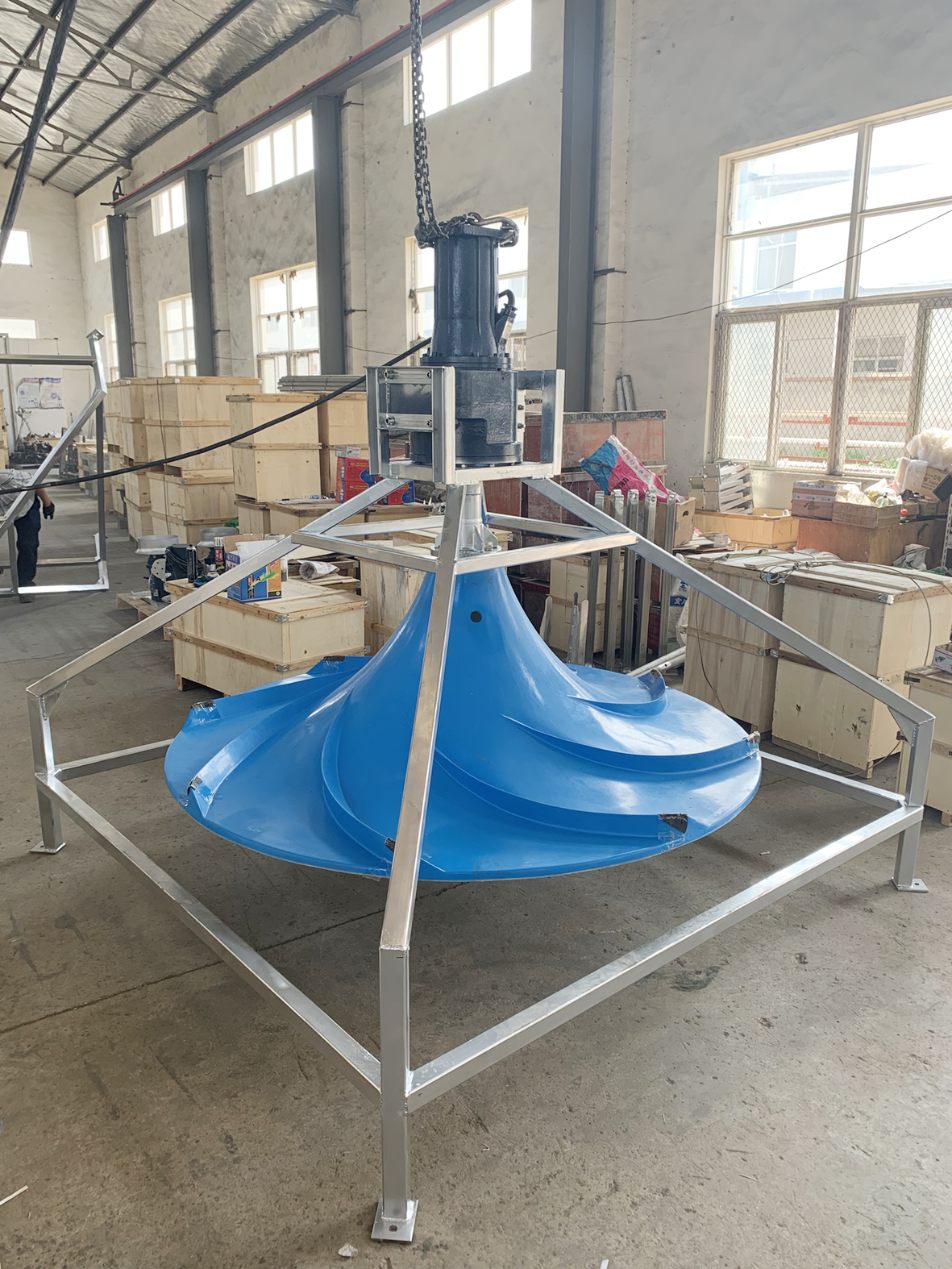 潛水雙曲面攪拌機(jī)與其它攪拌設(shè)備相比，優(yōu)勢在哪里？ | 南京藍(lán)寶石環(huán)保